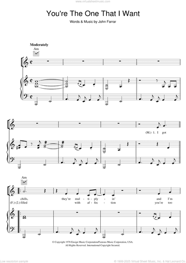 You're The One That I Want (from Grease)