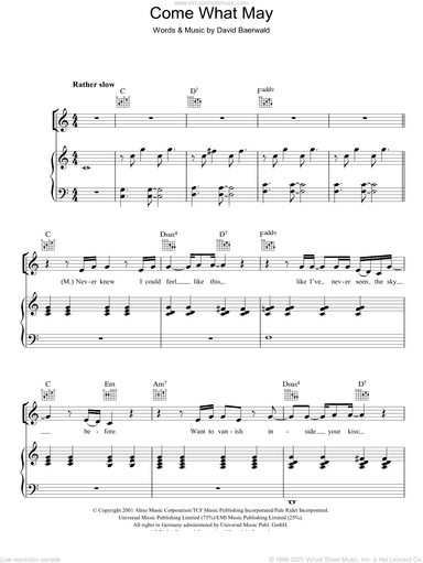 Come What May (from Moulin Rouge)