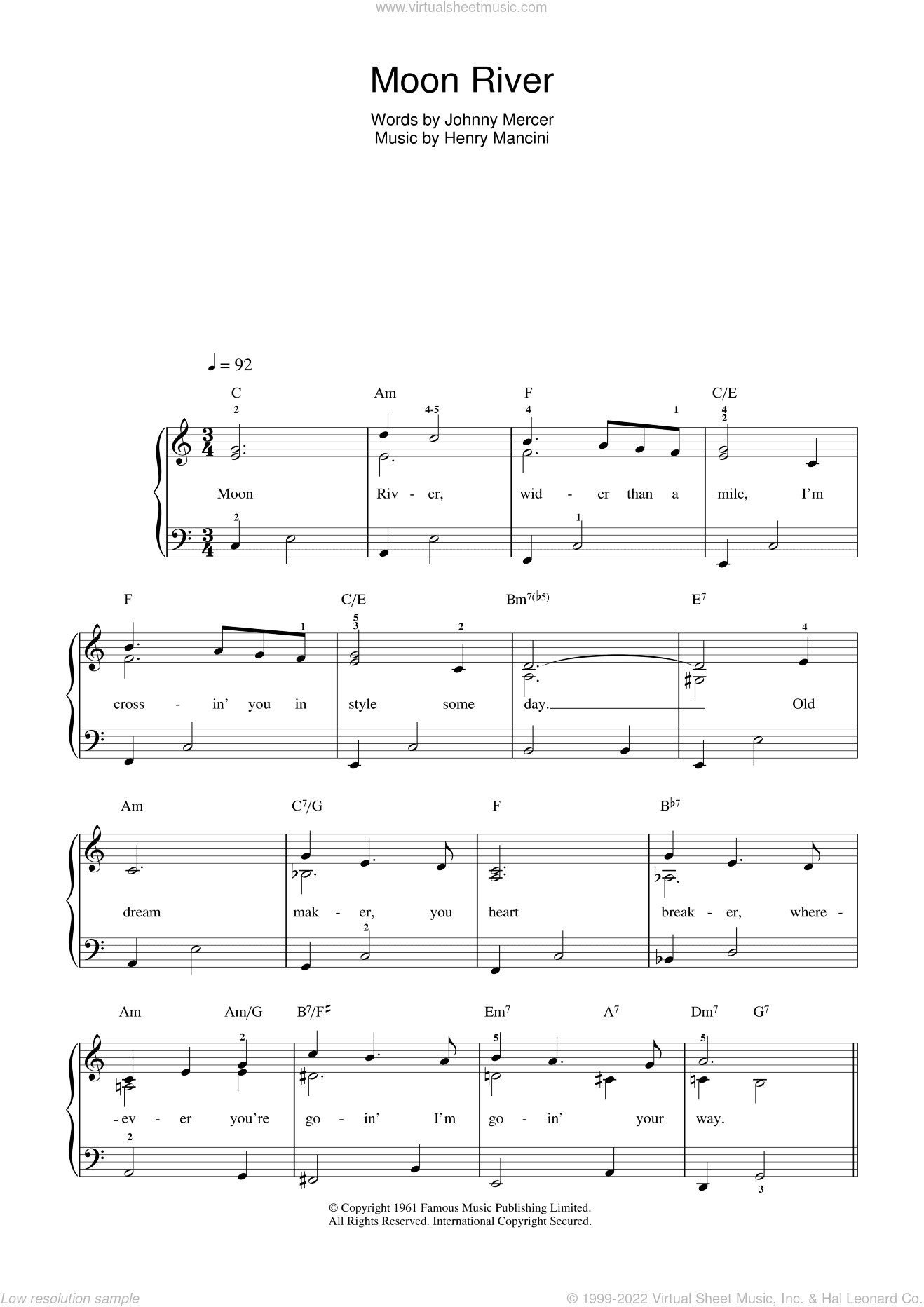 Moon River (from Breakfast At Tiffany's)