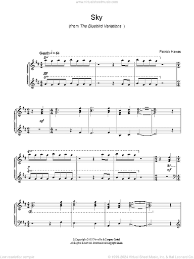 Sky (from The Bluebird Variations)
