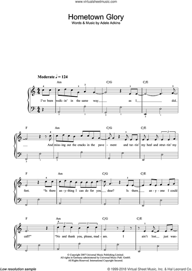 Hometown Glory (Radio Edit)