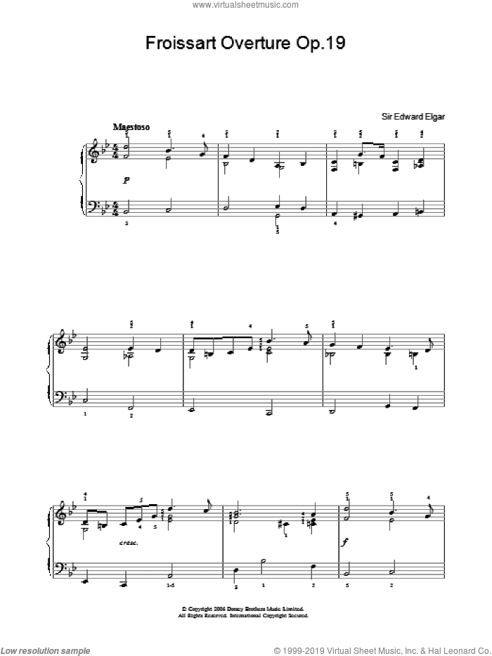 Froissart Overture Op.19