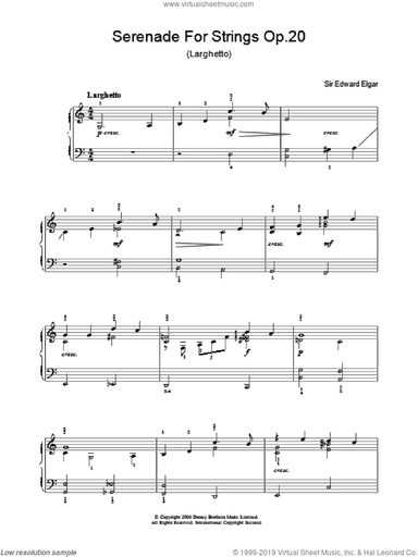 Serenade For Strings Op.20 (Larghetto)