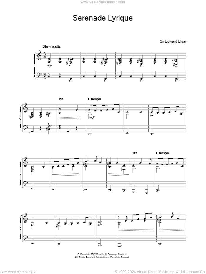 Serenade Lyrique
