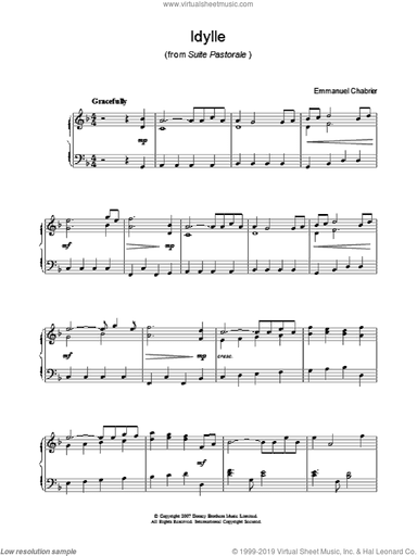 Idylle (from Suite Pastorale)