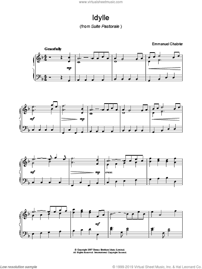Idylle (from Suite Pastorale)