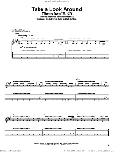 Take A Look Around (Theme From "M:I-2")