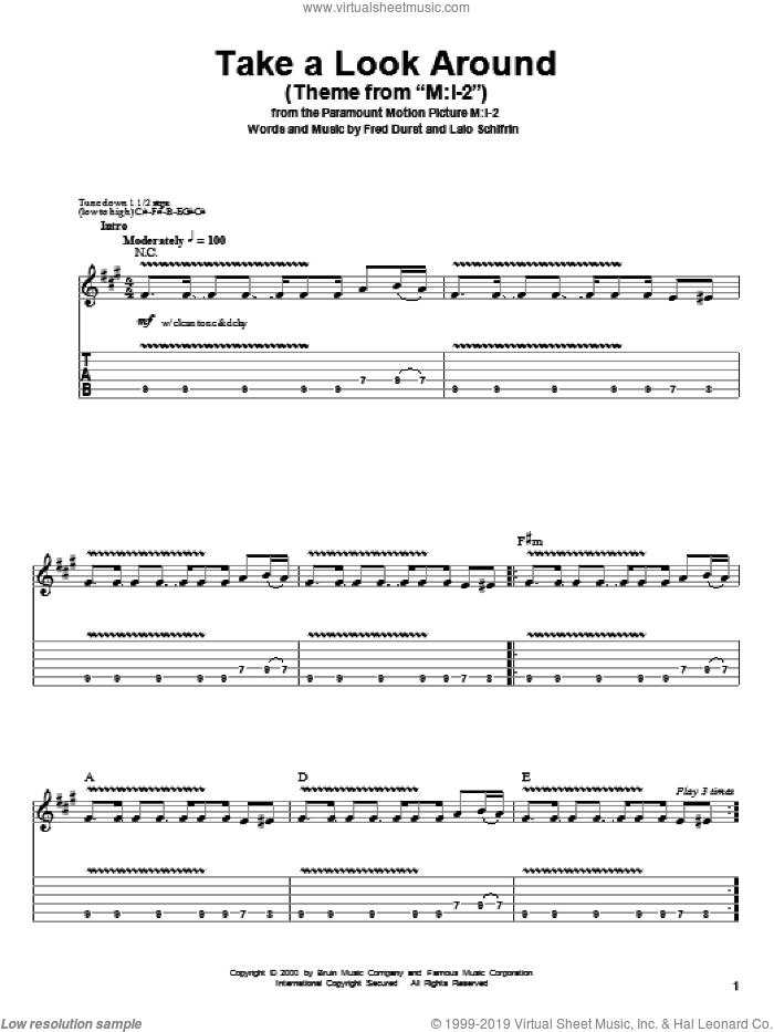 Take A Look Around (Theme From "M:I-2")