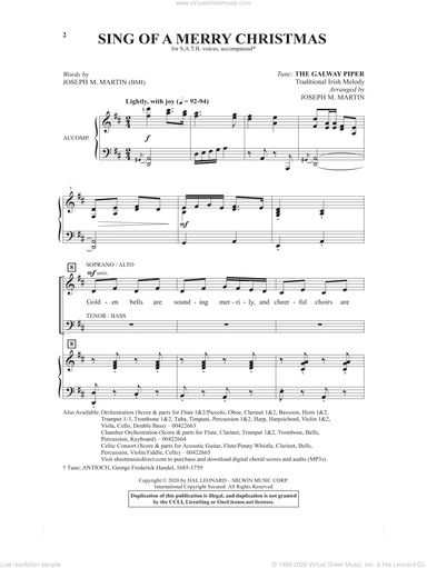 Sing Of A Merry Christmas