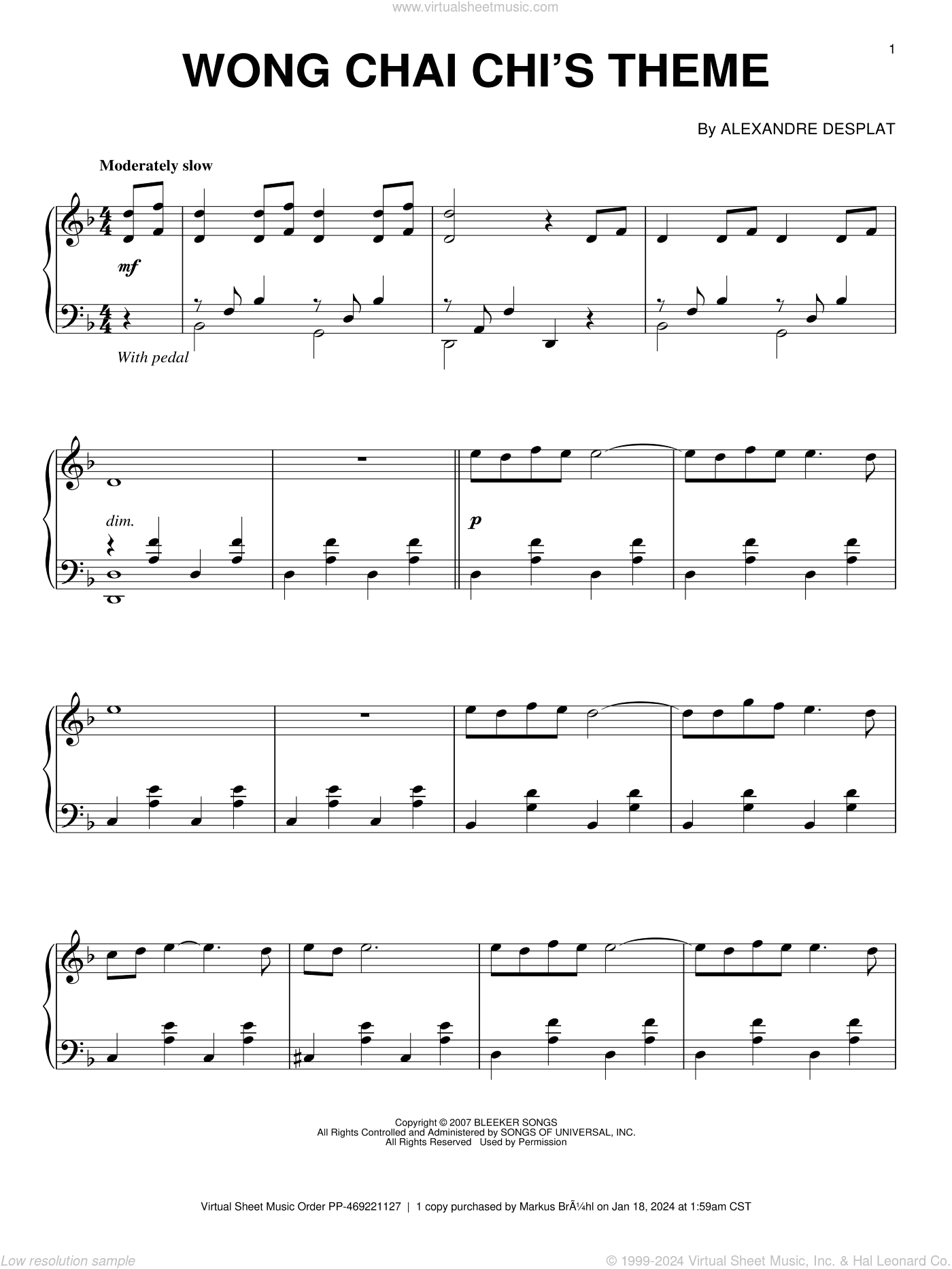 Wong Chia Chi's Theme