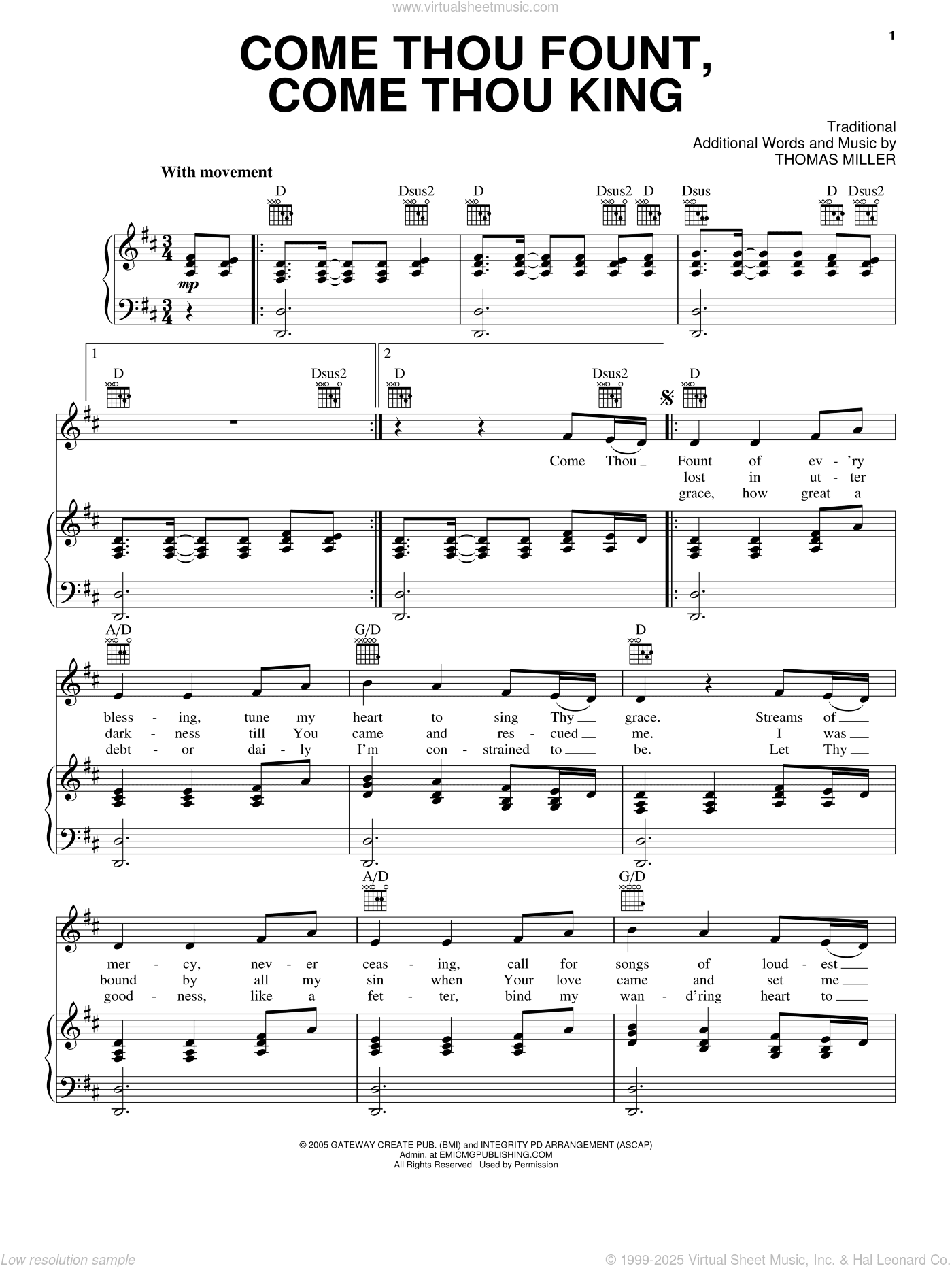 Come Thou Fount, Come Thou King