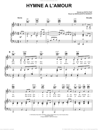If You Love Me (I Won't Care) (Hymne A L'amour)