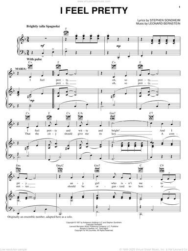 I Feel Pretty (from West Side Story)