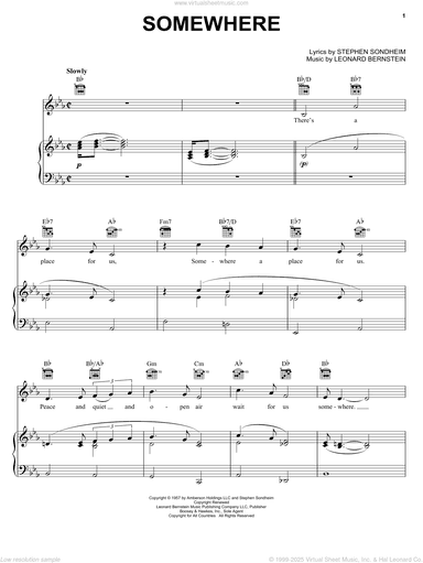 Somewhere (from West Side Story)