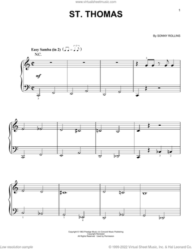 St. Thomas, (beginner)