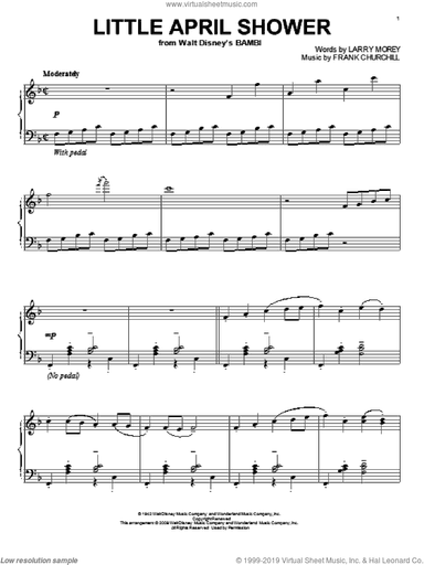 Little April Shower, (intermediate)