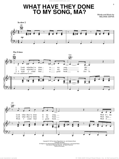 What Have They Done To My Song, Ma?