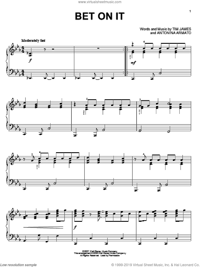 Bet On It, (intermediate)