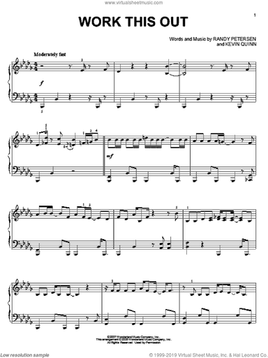 Work This Out, (intermediate)