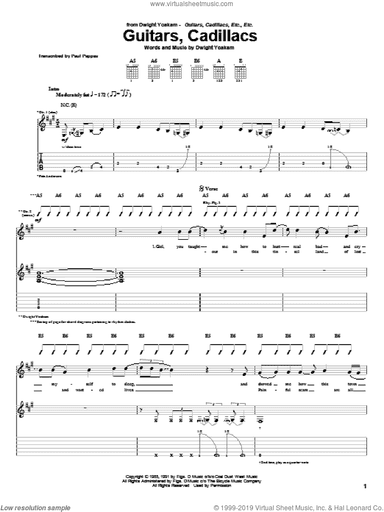 Guitars, Cadillacs