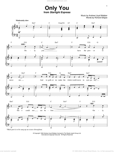Only You (from Starlight Express)