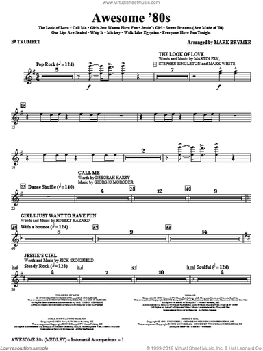 Awesome '80s (Medley) (complete set of parts)