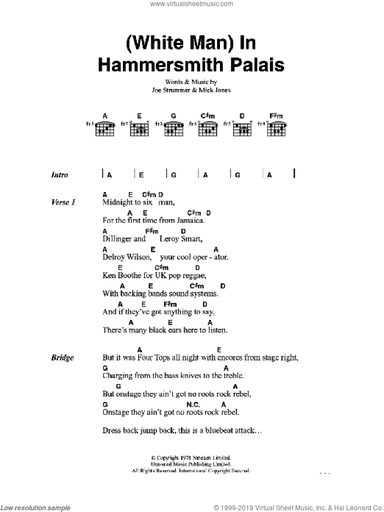 White Man In Hammersmith Palais