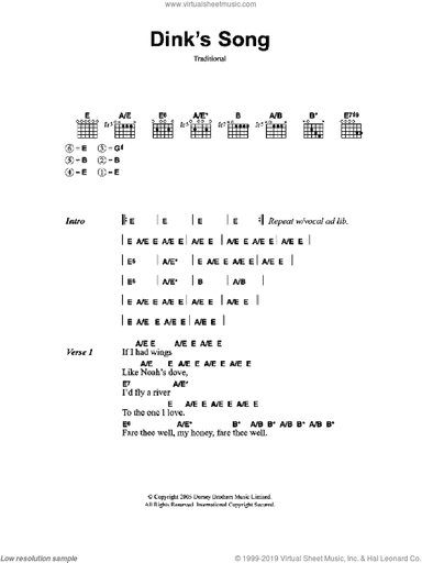 Dink's Song