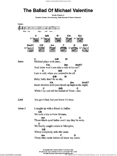 The Ballad Of Michael Valentine