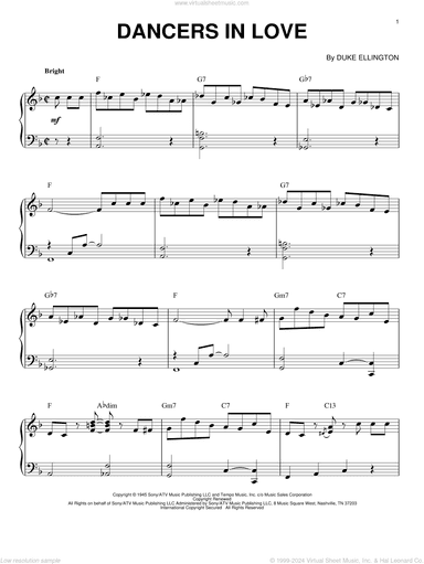 Dancers In Love (arr. Brent Edstrom)