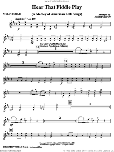 Hear That Fiddle Play (A Medley of American Folk Songs)