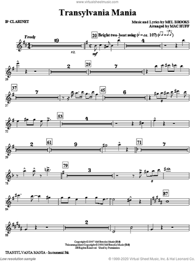 Transylvania Mania (from Young Frankenstein)