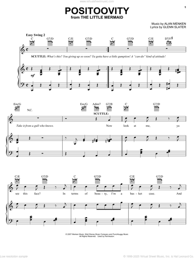 Positoovity (from The Little Mermaid: A Broadway Musical)