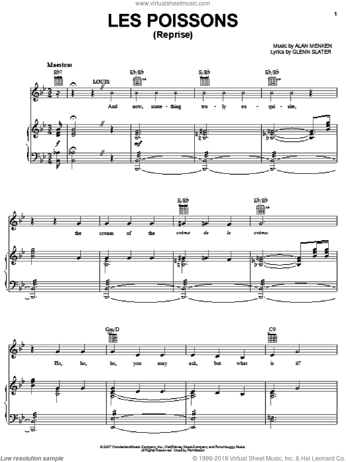 Les Poissons (Reprise) (from The Little Mermaid: A Broadway Musical)