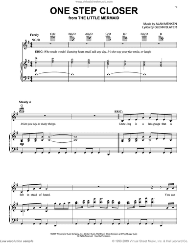 One Step Closer (from The Little Mermaid: A Broadway Musical)