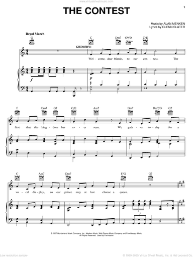The Contest (from The Little Mermaid: A Broadway Musical)
