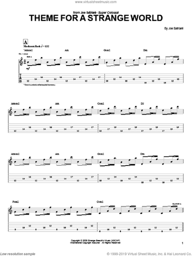 Theme For A Strange World