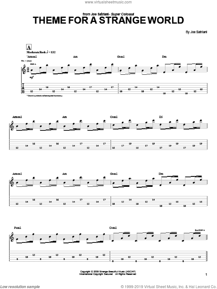 Theme For A Strange World