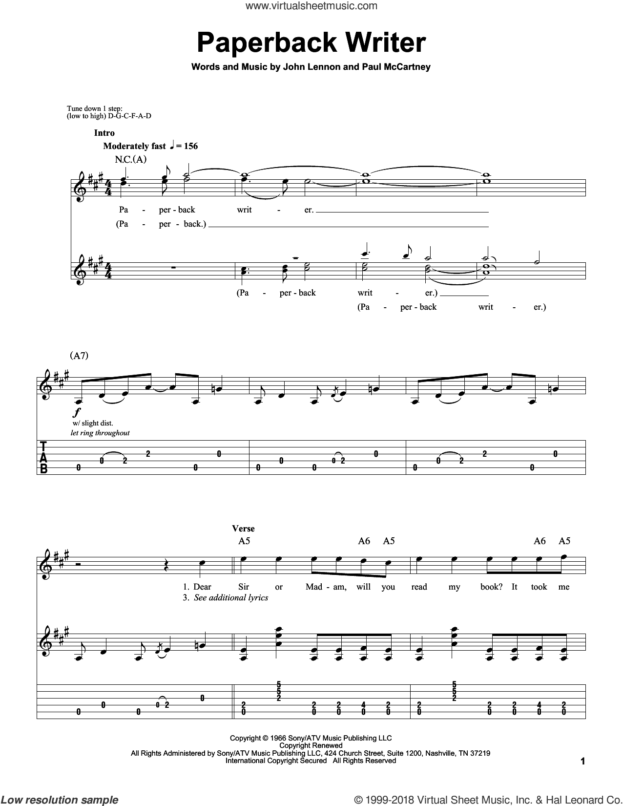 Paperback Writer