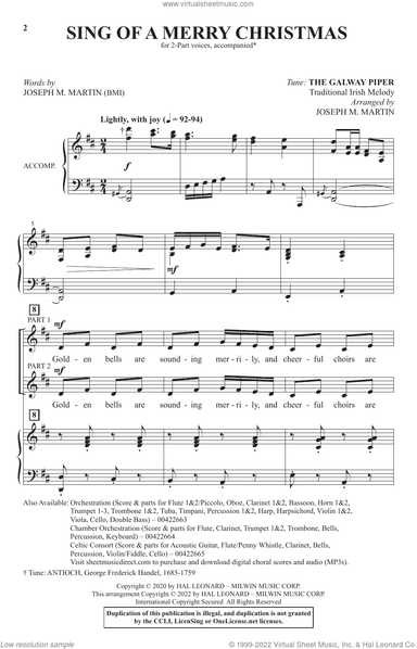 Sing Of A Merry Christmas