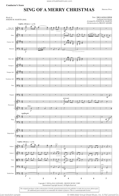 Sing of a Merry Christmas (Full Orchestra)