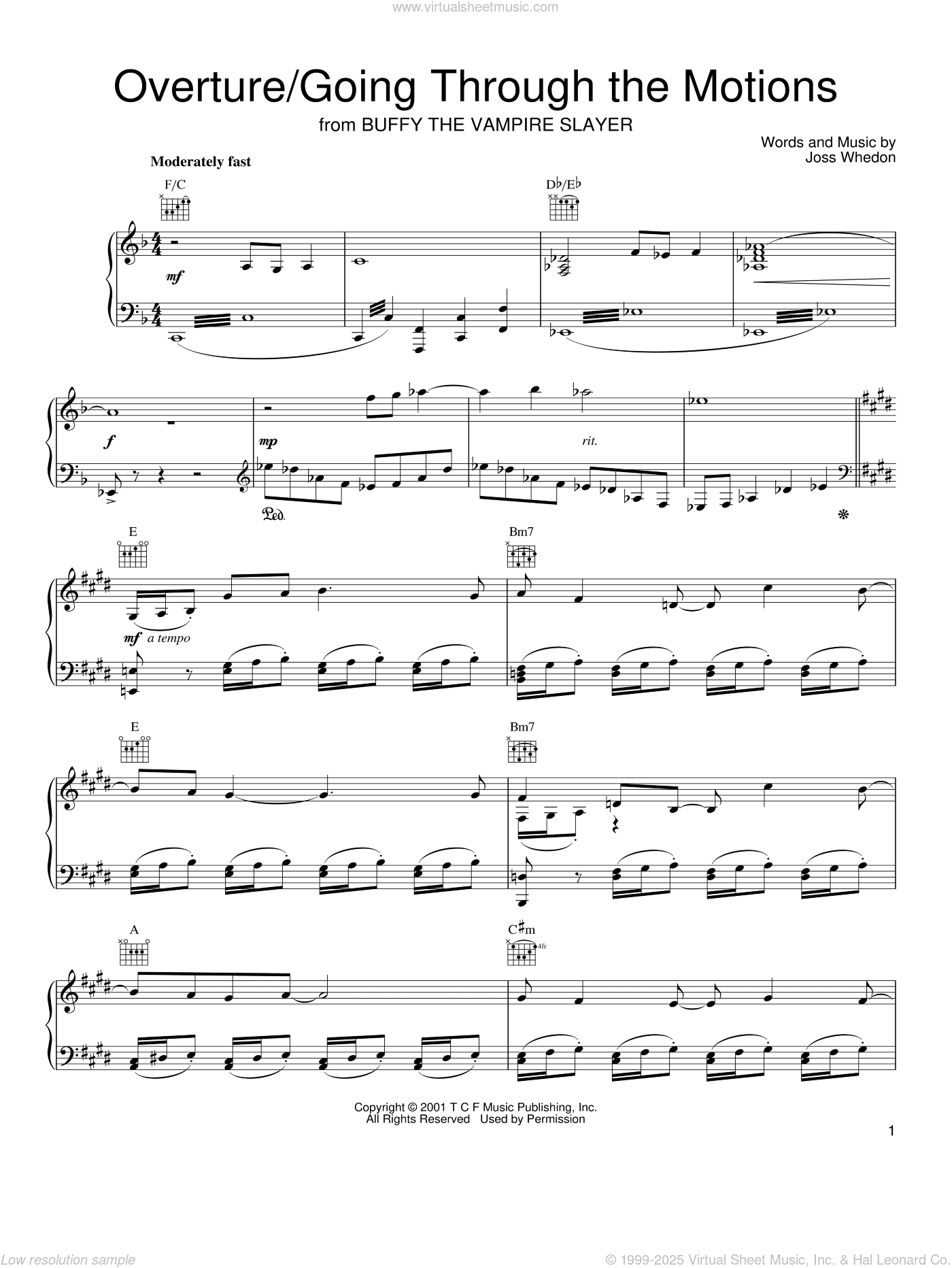 Overture/Going Through The Motions