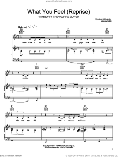 What You Feel (Reprise)