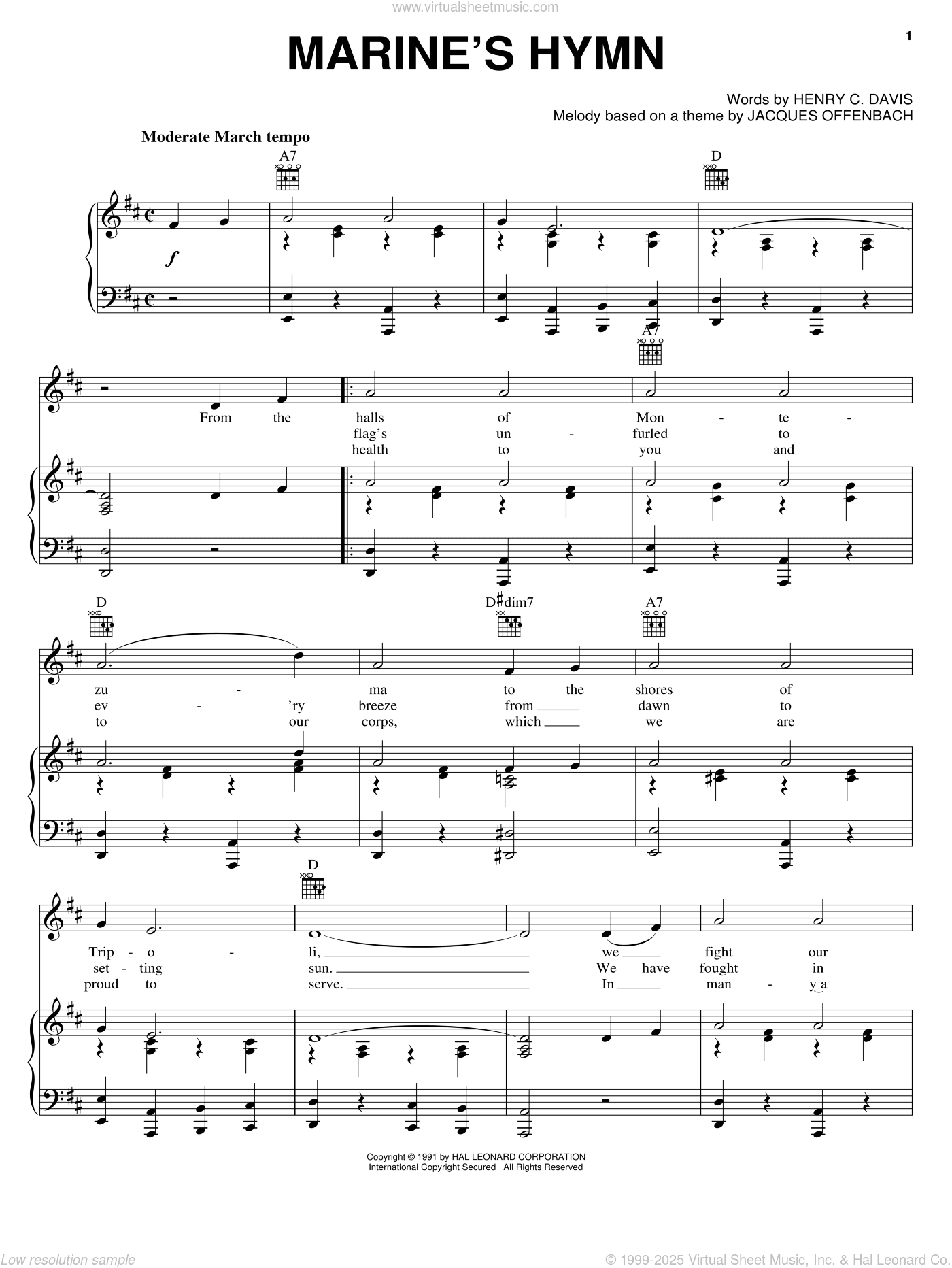 Marine's Hymn