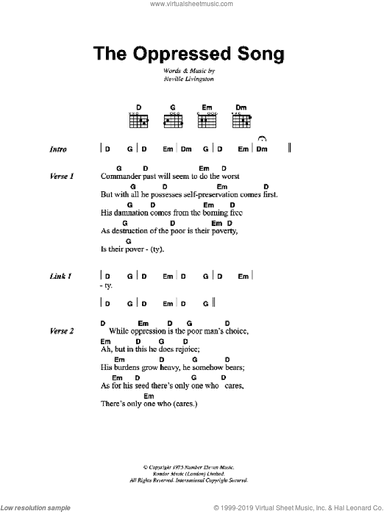 The Oppressed Song