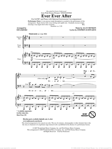 Ever Ever After (from Enchanted) (arr. Ed Lojeski)