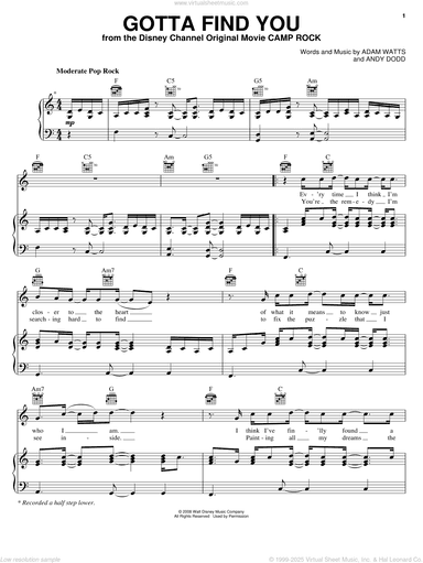Gotta Find You (from Camp Rock)