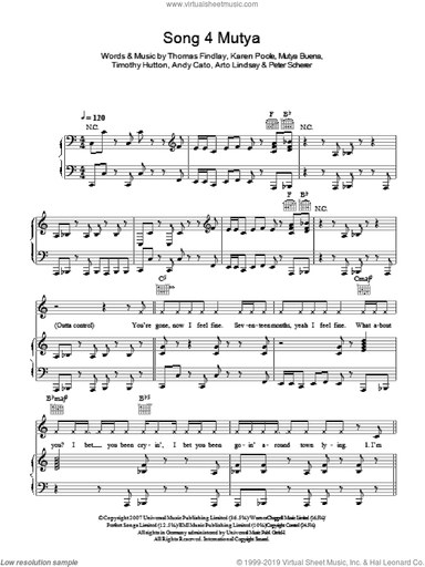 Song 4 Mutya (Out Of Control)