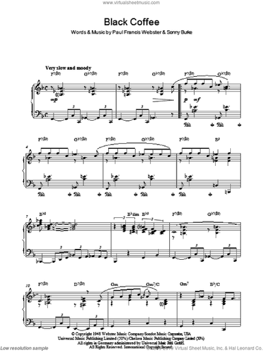Black Coffee, (intermediate)