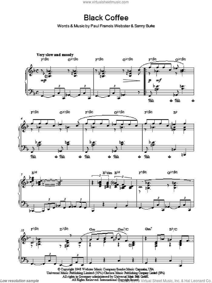 Black Coffee, (intermediate)
